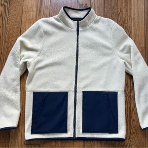 Rhone Men’s Sherpa Fleece Full Zip Jacket, Sz L